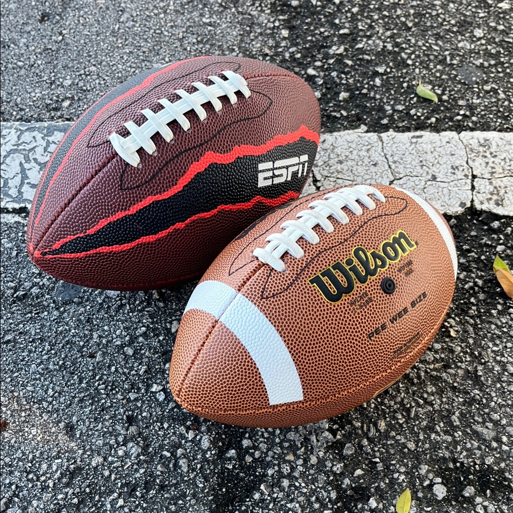 ESPN/Wilson NCAA All American Brown Football pair